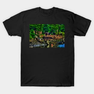 Barge Wreck On River Wear T-Shirt